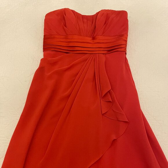 Size 12 Sorella Vita Bridesmaid Dress in Burnt Sienna - Picture 1 of 7